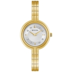 Relógio Feminino Bulova Rhapsody Aço Dourado 97P144
