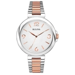 Relógio Feminino Bulova Rose WB27850Q Aço misto