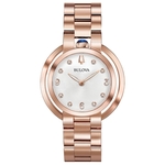 Relógio Feminino Bulova Rubaiyat Aço Rosegold 97P130