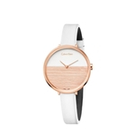 Relógio Feminino Calvin Klein Rise Rosegold/Branco K7A236Lh
