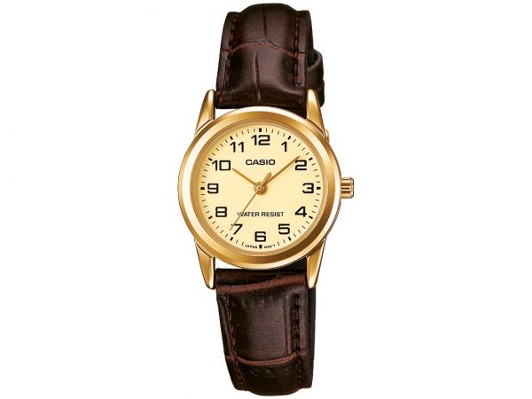 Relógio Feminino Casio Analógico - Resistente à Água LTPV001GL9BUDF