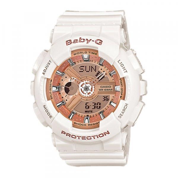 Relógio Feminino Casio Baby-G Analógico BA-110-7A1DR - Branco