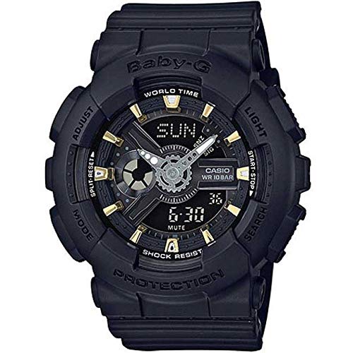 Relógio Feminino Casio Baby-G Analógico BA-110GA-1ADR - Preto