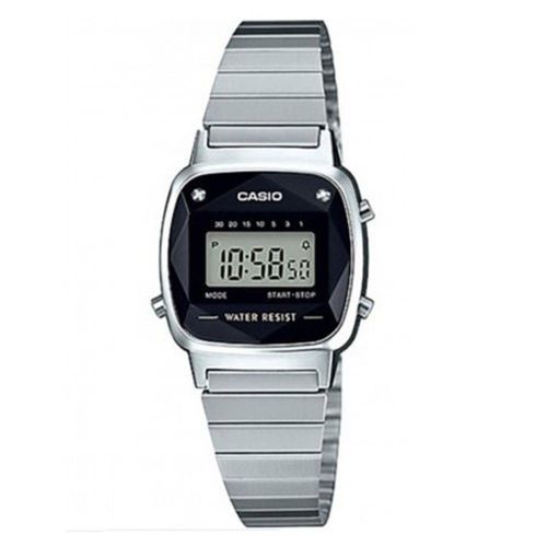 Relógio Feminino Casio Digital La670wad-1df - Prata