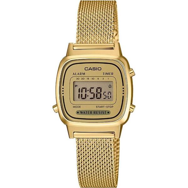 Relógio Feminino Casio Digital LA670WEMY-9DF - Dourado