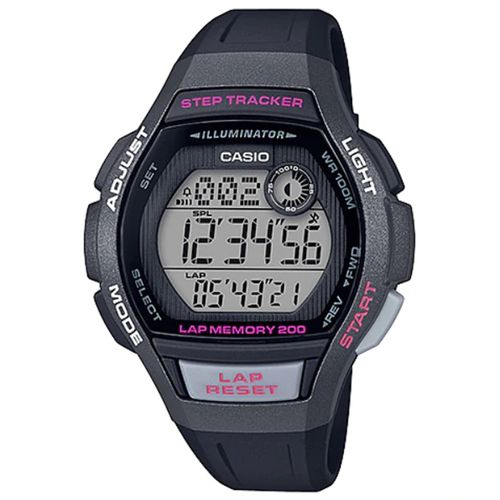 Relógio Feminino Casio Digital Lws-2000h-1avdf - Fumê