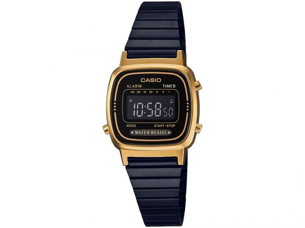 Relógio Feminino Casio Digital Resistente à Água - Vintage LA670WEGB-1BDF