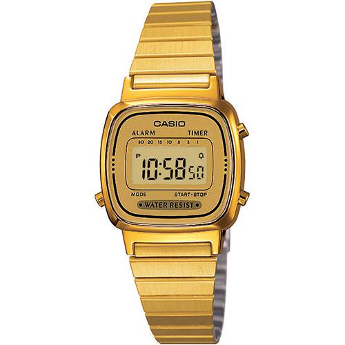 Relógio Feminino Casio Digital Social LA670WGA-9DF