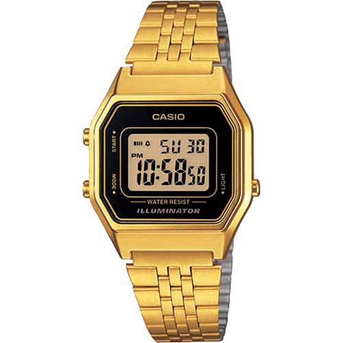 Relógio Feminino Casio Digital Vintage LA680WGA-1DF