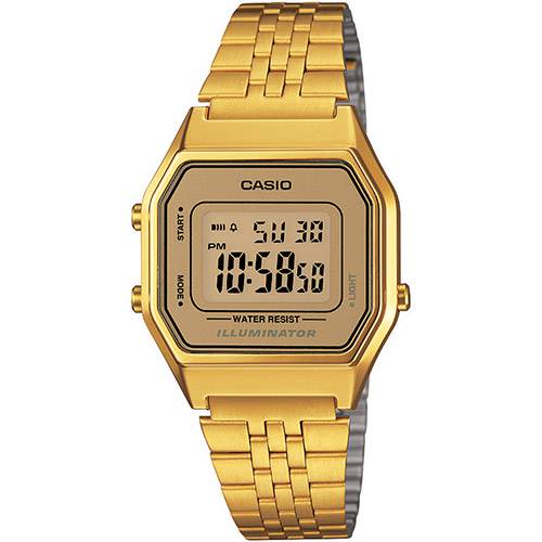 Relógio Feminino Casio Digital Vintage LA680WGA-9DF