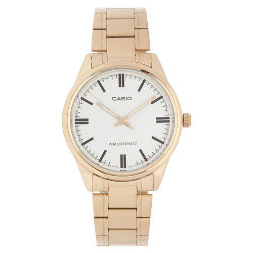 Relógio Feminino Casio Dourado Mtp-v005g-7audf