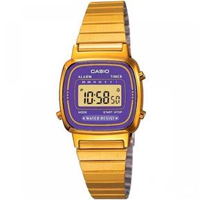 Relógio Feminino Casio La-670Wga-6Df - Dourado