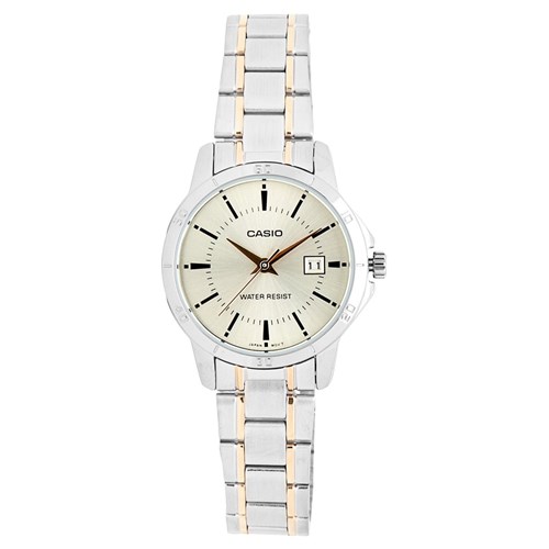 Relógio Feminino Casio Ltp V004sg 9Audf - Prata