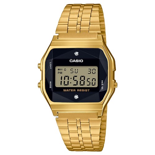 Relógio Feminino Casio Vintage Diamond A159wged-1Df - Dourado