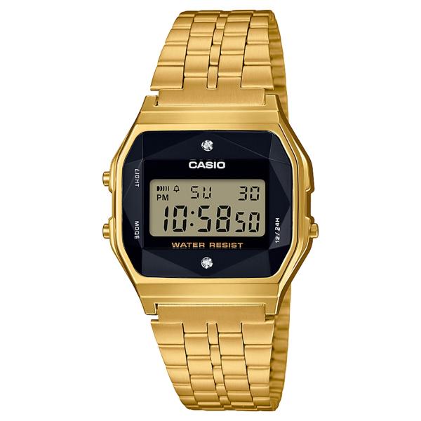 Relógio Feminino Casio Vintage Diamond A159wged-1Df - Dourado