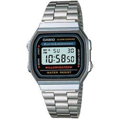 Relógio Feminino Casio Vintage Digital A168WA-1WDF