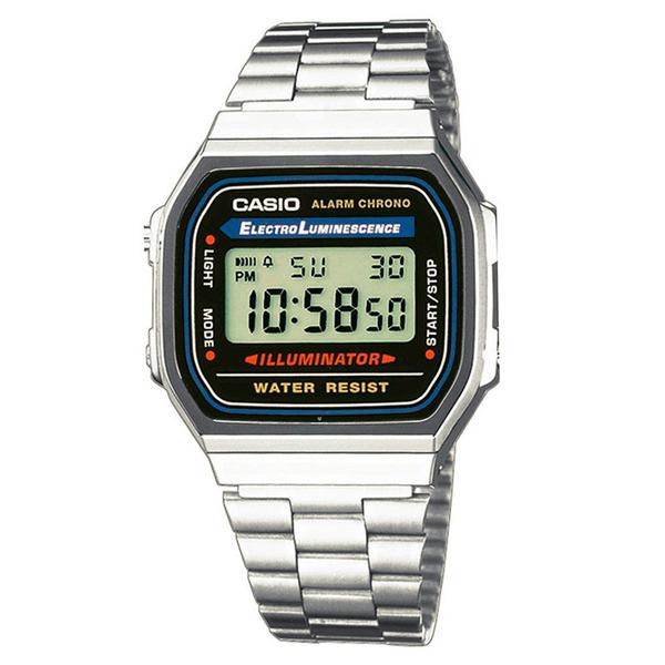 Relógio Feminino Casio Vintage Digital A168WA-1WDF