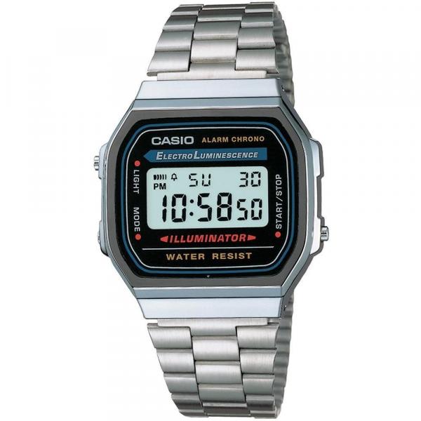 Relógio Feminino Casio Vintage Digital Fashion A168WA-1WDF