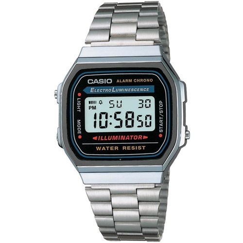 Relógio Feminino Casio Vintage Digital Fashion A168wa-1Wdf