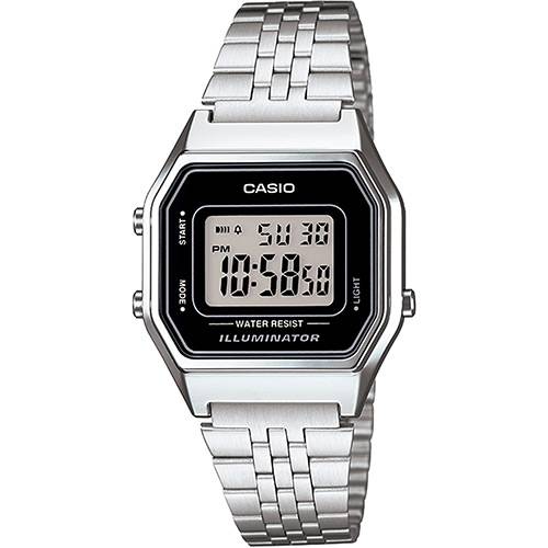 Relógio Feminino Casio Vintage Digital Fashion LA680WA-1DF