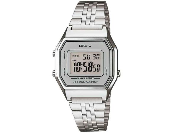 Relógio Feminino Casio Vintage LA680WA-7DF - Digital Resitente à Água Calendário