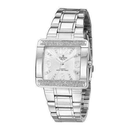 Relógio Feminino Champion Analógico Pulseira de Aço Caixa de 34 Mm 30 M Resistente a Água CN29105Q