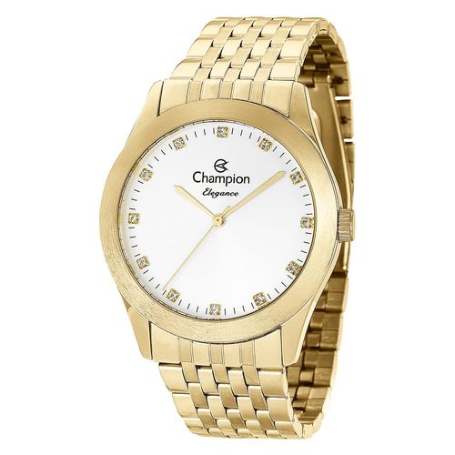 Relógio Feminino Champion Analógico Pulseira de Aço Caixa de 40 Mm 50 M Resistente Agua - CN26742H