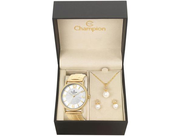 Relógio Feminino Champion Analógico - Resistente à Água Elegance CN27830W com Bijouteria