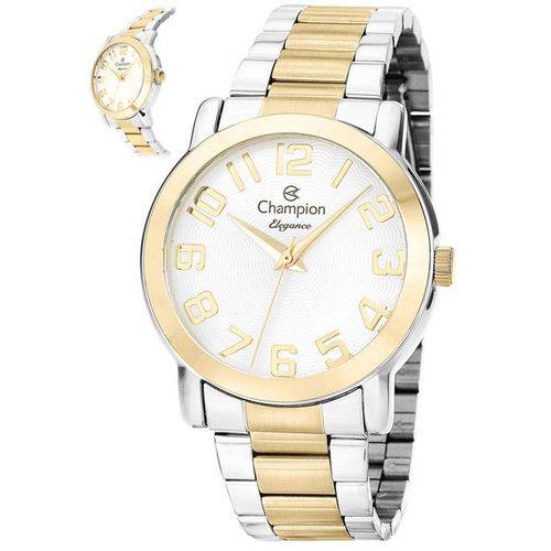 Relogio Feminino Champion Bicolor Cn26144b