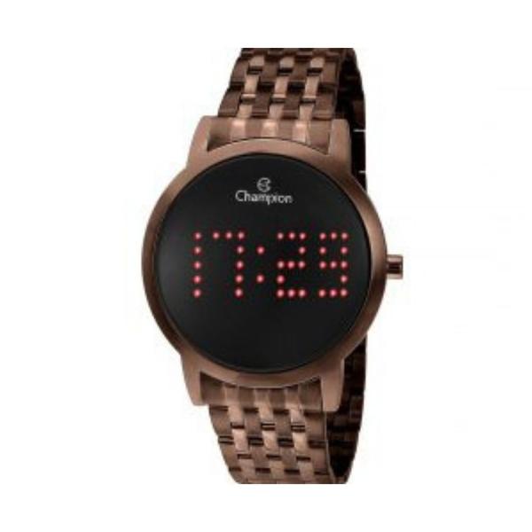 Relogio Feminino Champion Chocolate Digital CH40008R