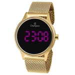 Relógio Feminino Champion Digital Led CH40133H - Dourado