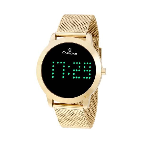 Relógio Feminino Champion Digital Led Dourado CH40017G