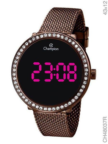 Relogio Feminino Champion Digital Marron CH48037R