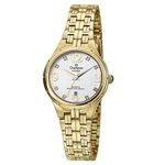 Relogio Feminino Champion Dourado Ca29902h