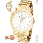 Relogio Champion Feminino Dourado Cn26573h