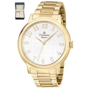 Relogio Feminino Champion Dourado Cn26368W