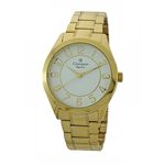 Relogio Feminino Champion Dourado Elegance CN25127W