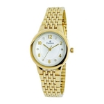 Relógio Feminino Champion Dourado Pulseira Aço Ref. CN28357H