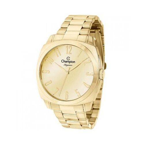 Relogio Feminino Champion Elegance Analogico - Cn27741g -dourado