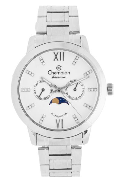 Relógio Feminino Champion Multifunção Prata CH38253Q