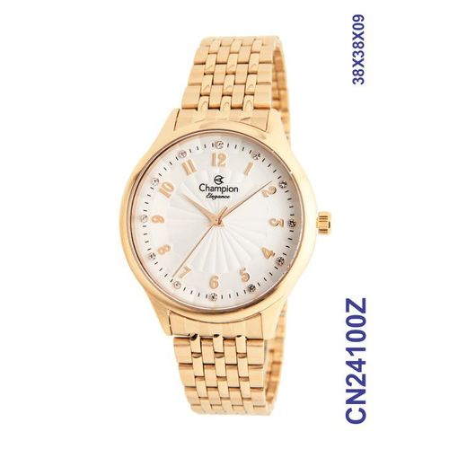 Relogio Feminino Champion Rose Cn24100z