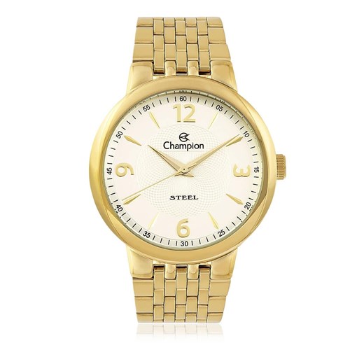 Relógio Feminino Champion Steel Ca21713h Dourado