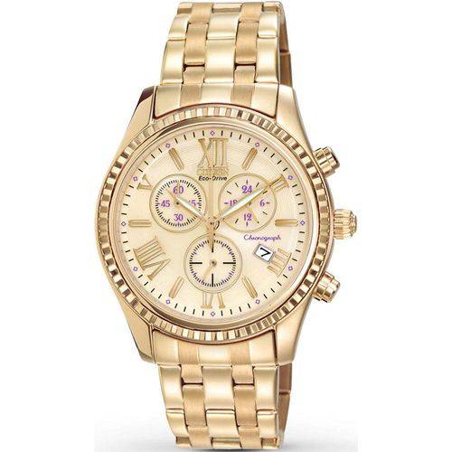 Relógio Feminino Citizen Eco Drive Cronógrafo TZ20171G