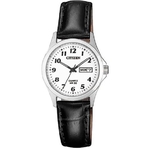 Relógio Feminino Citizen Tz28520N 26Mm Couro Preto