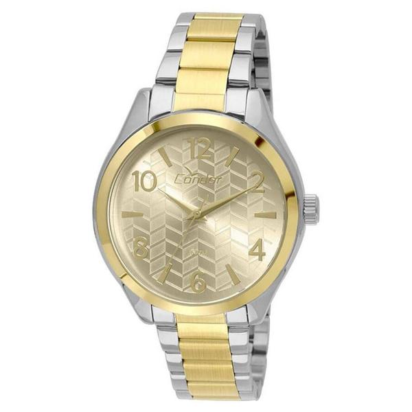 Relógio Feminino Condor Analógico CO2036KSY/5D Prata/Dourado