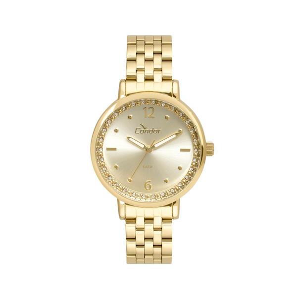 Relógio Feminino Condor CO2035FNF/4X 40mm Aço Dourado