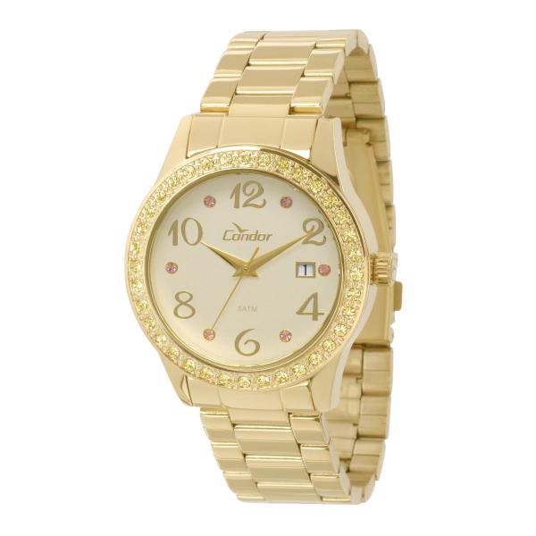 Relógio Feminino Condor CO2115TU/4X Pulseira Aço Dourada