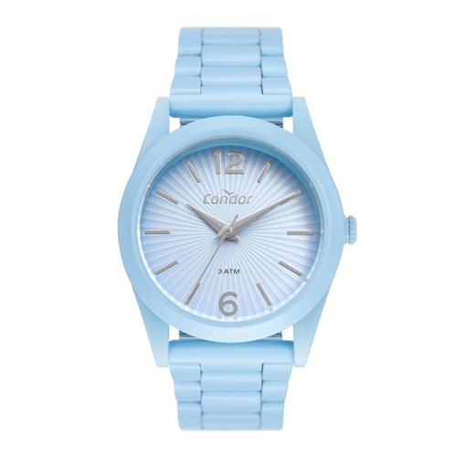 Relógio Feminino Condor Color Fun CO2035MUS/8A 36mm Aço Azul