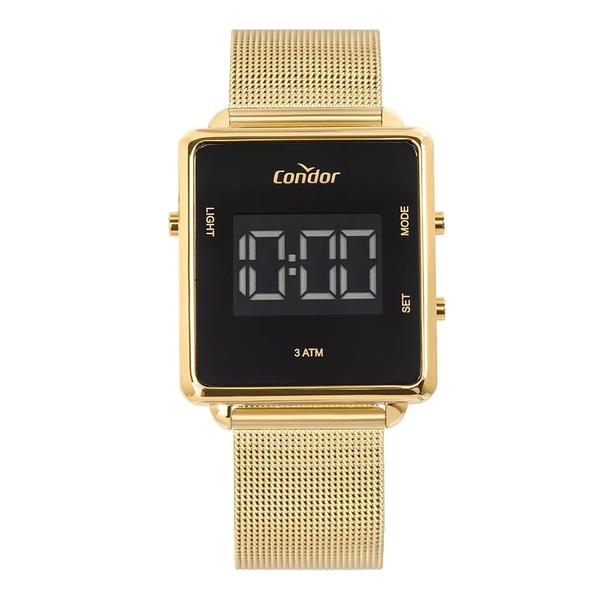 Relógio Feminino Condor Digital Dourado COBJF156AB/4X