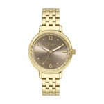 Relogio Feminino Condor Dourado Banhado Ouro Co2035fnf4m